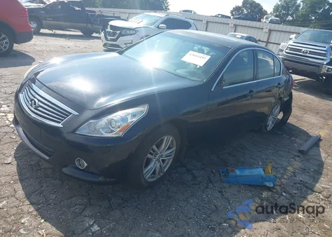 2012 Infiniti G25X from USA, damaged, VIN JN1DV6AR1CM862372